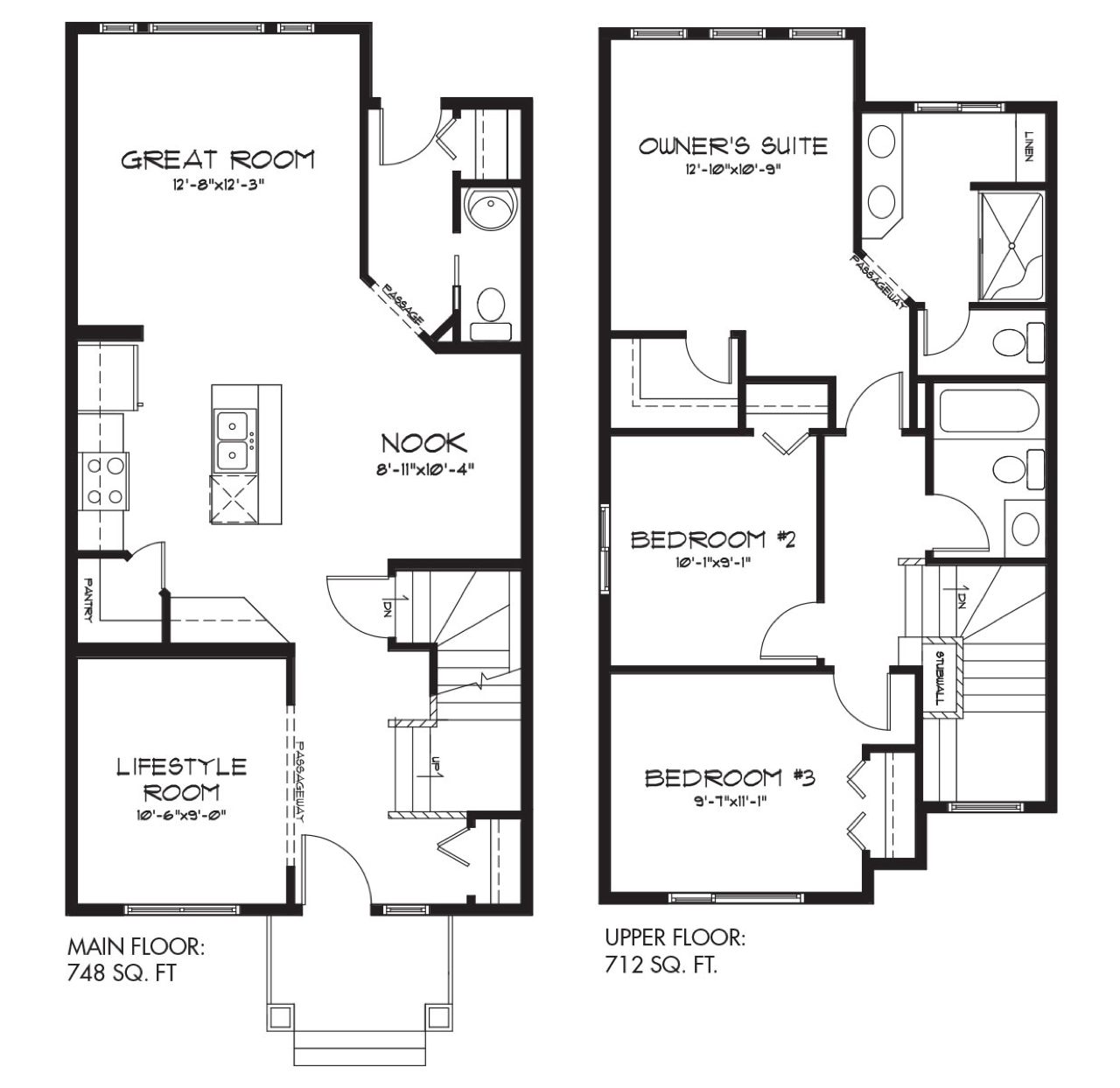 Model feature bristol floor plan image