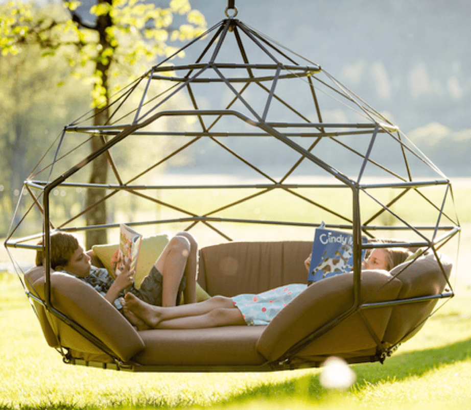 10 Design Ideas to Transform Your Backyard Hanging Chair image