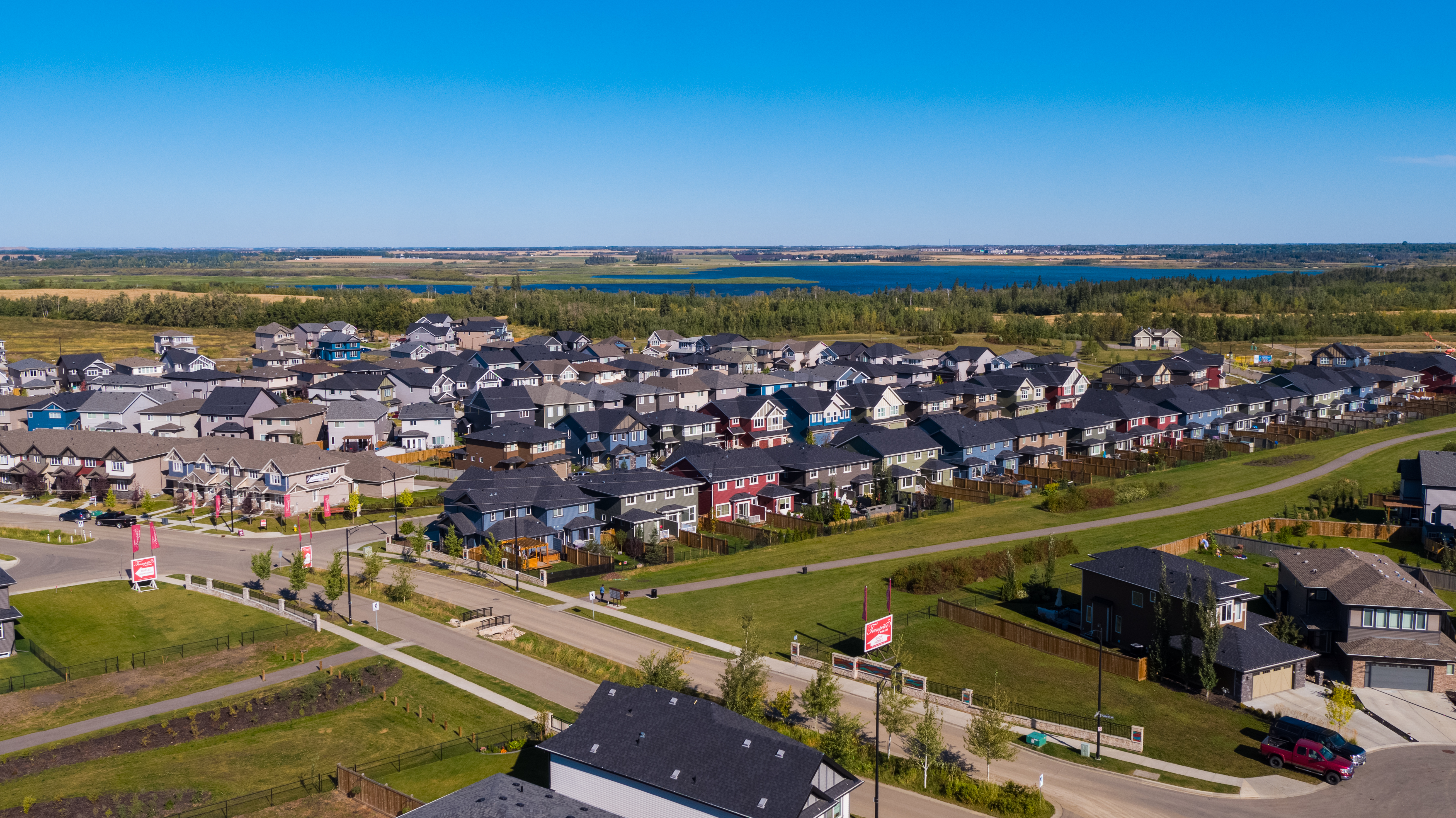 Trumpeter Aerial photo